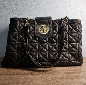 Kate Spade Black Quilted Handbag